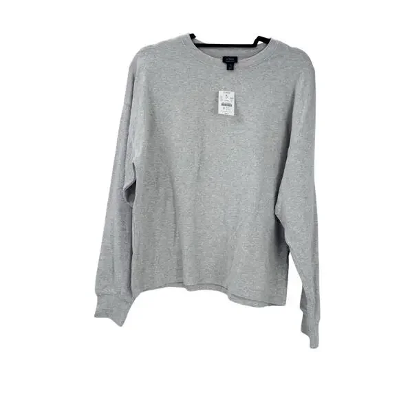 J. Crew Women's Crewneck Sweatshirt in Cloudspun Yarn Heather Dusk Size M NWT - Picture 5 of 12